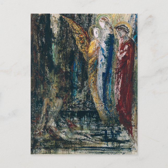 Job and the Angels, c.1890 Postcard (Front)