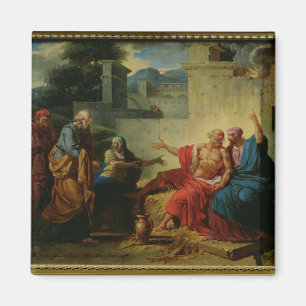 Job Being Scolded by his Wife, c.1790 Magnet