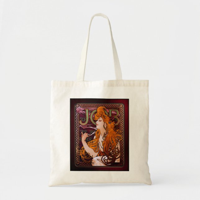 JOB by Alphonse Mucha Tote Bag (Front)