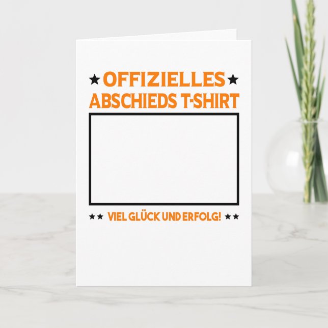 Job Change Farewell Farewell Gift For Colleagues Card (Front)