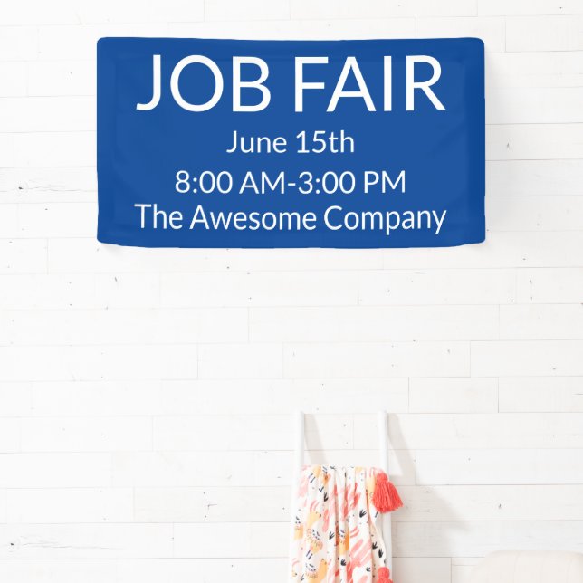 Job Fair Blue Banner (Insitu)