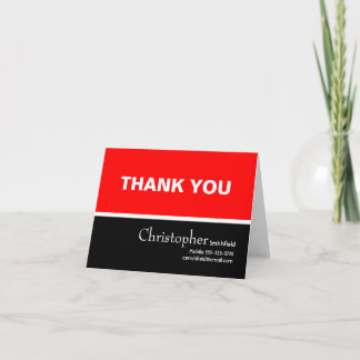Job Interview Thank You Card