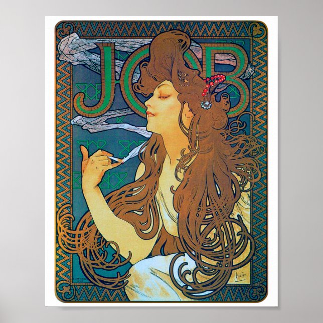 JOB, Mucha Poster (Front)