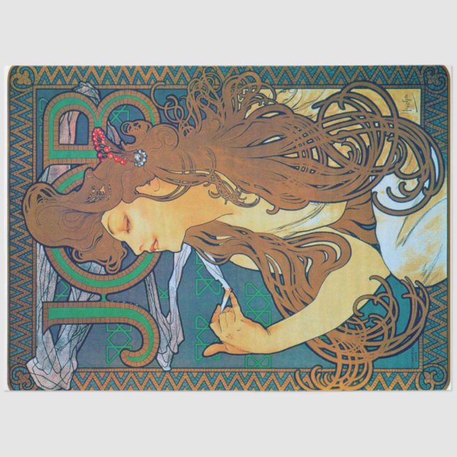 JOB, Mucha Tissue Paper (Front)