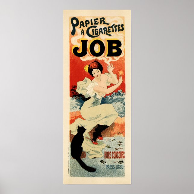 JOB Papier Cigarettes by Georges Meunier French Ad Poster (Front)