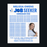 Job Seekers Logo, Curriculum Vitae Flyer<br><div class="desc">Job Seekers Logo,  Curriculum Vitae Flyer by The Business Card Store.</div>
