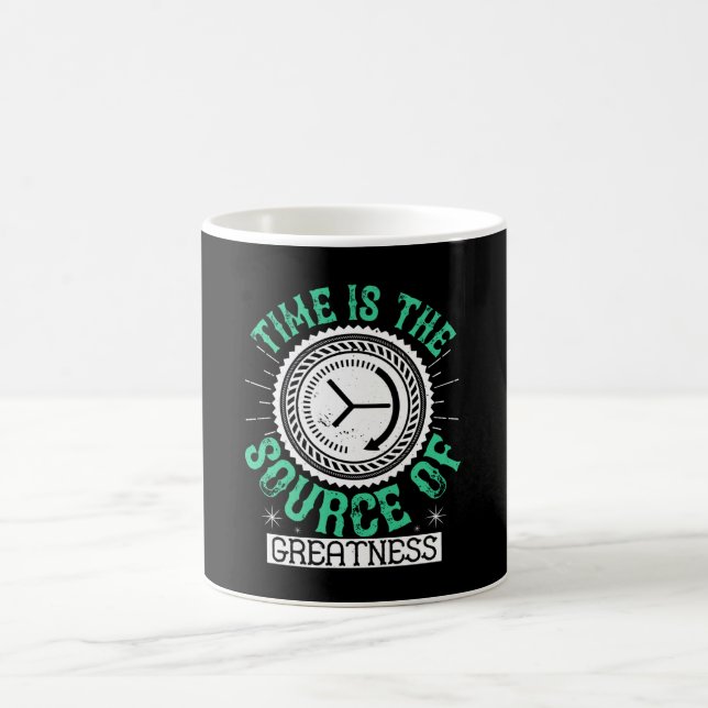 Job - Time Is The Source Of Greatness Coffee Mug (Center)
