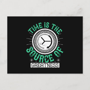 Job - Time Is The Source Of Greatness Postcard