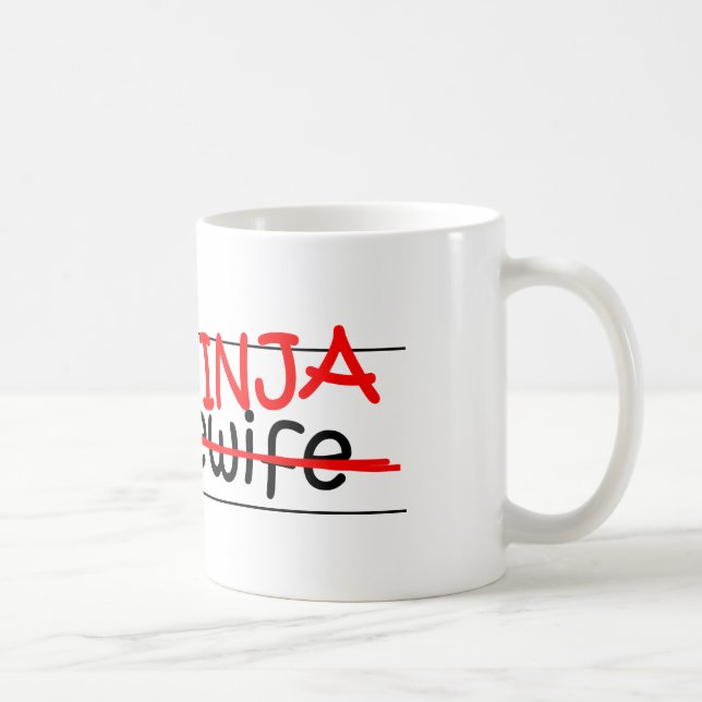 Job Title Ninja - Housewife Coffee Mug (Right)