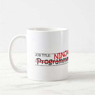 Job Title Ninja - Programmer Coffee Mug