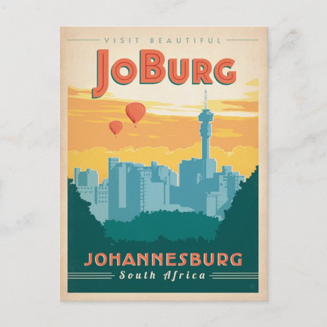 JoBerg, South Africa Postcard (Front)