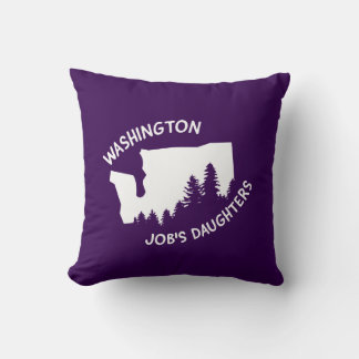Job's Daughters Washington - Pillow