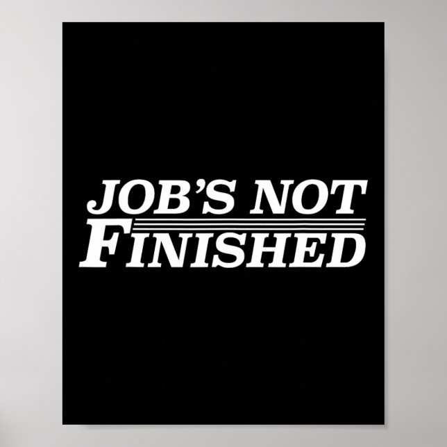 Job's Not Finished - Bysketbyll  Poster (Front)