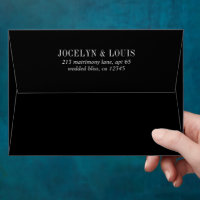 Jocelyn Black Modern Wedding