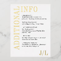 Jocelyn Modern Wedding Enclosure Card