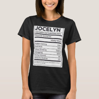Jocelyn Nutrition Information  Problem Solving Har T-Shirt