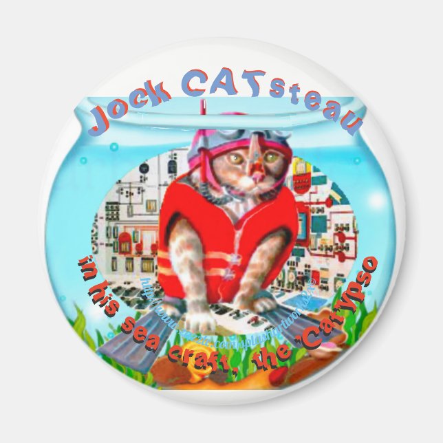 "Jock 'CAT'steau" Magnet (Front)