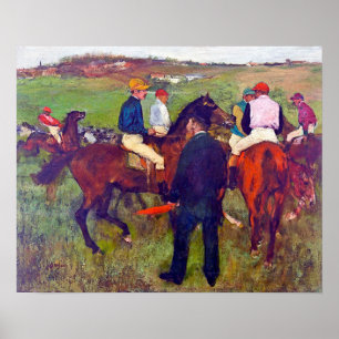 Jockey and Horse (Before the Race), Edgar Degas Poster