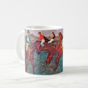 Jockey and Horse, Edgar Degas Coffee Mug