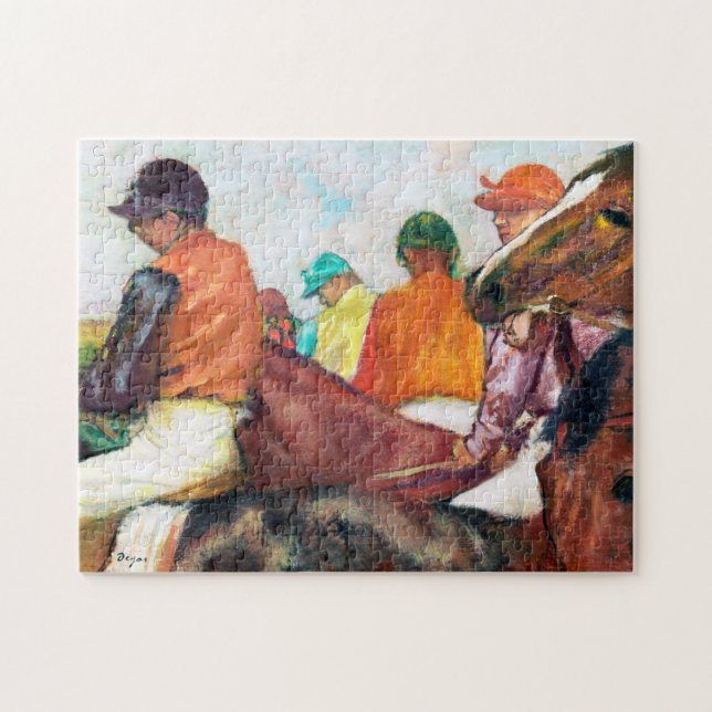 Jockey and Horse, Edgar Degas Jigsaw Puzzle (Horizontal)