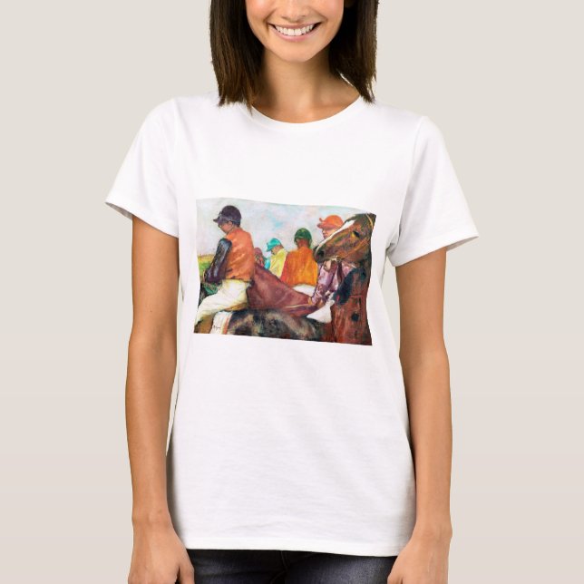 Jockey and Horse, Edgar Degas T-Shirt (Front)