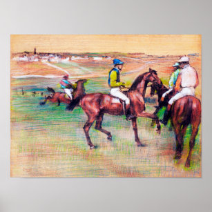 Jockey and Race Horse, Edgar Degas Poster