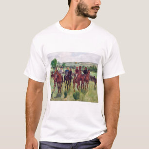 Jockeys and Race Horses, Edgar Degas T-Shirt