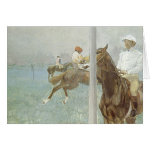 Jockeys Before the Race by Edgar Degas