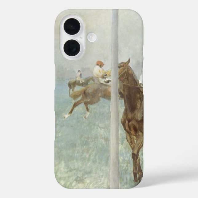 Jockeys Before the Race by Edgar Degas Case-Mate iPhone Case (Back)