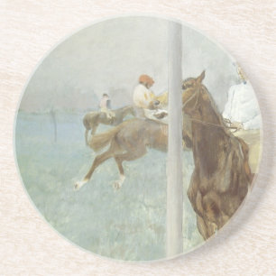 Jockeys Before the Race by Edgar Degas Coaster