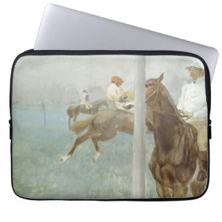 Jockeys Before the Race by Edgar Degas Laptop Sleeve