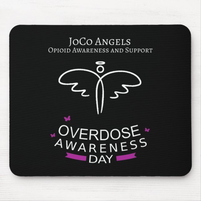 JoCo Angels Overdose Awareness Day 1 Mouse Pad (Front)