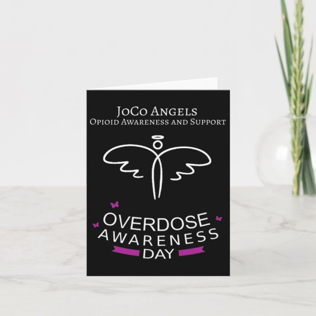 Joco Angels Overdose Awareness Day  Card (Front)