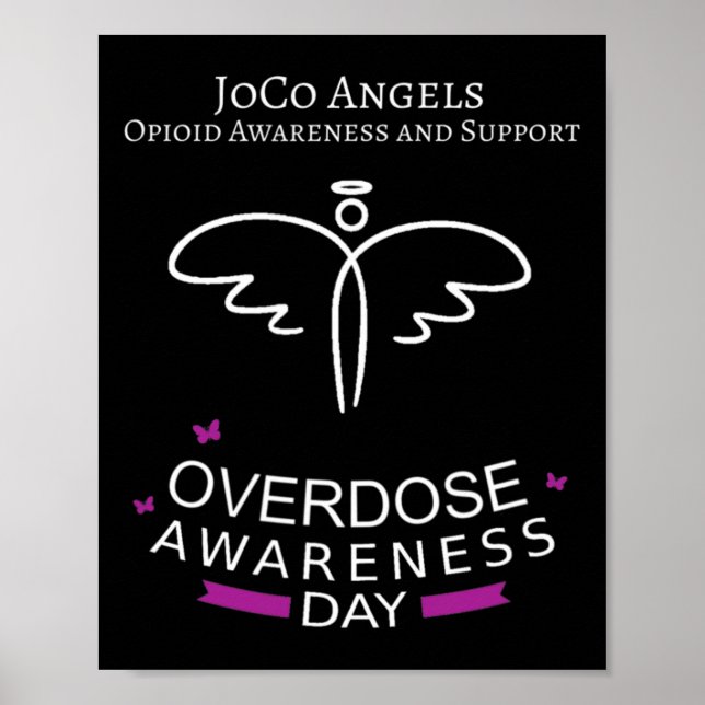 Joco Angels Overdose Awareness Day  Poster (Front)