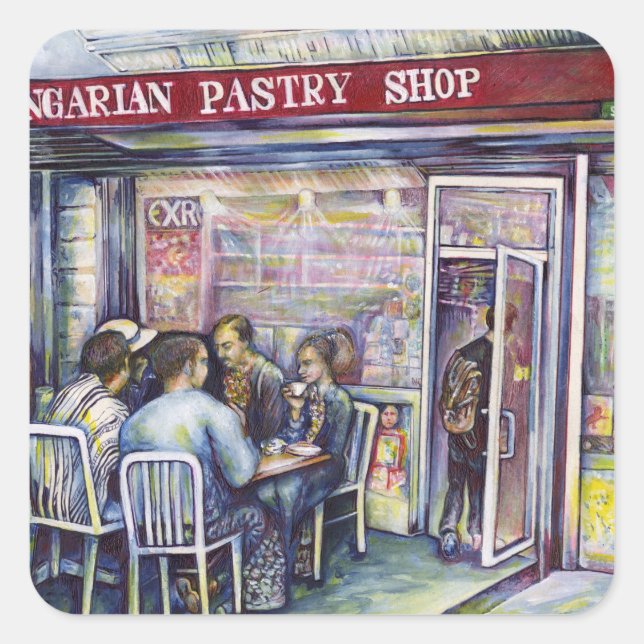 Jocund Square Sticker (Front)