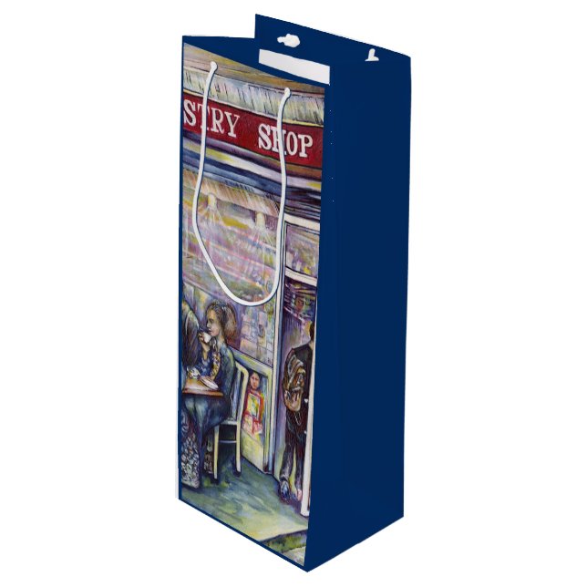 Jocund Wine Gift Bag (Front Angled)