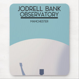 Jodrell Bank Observatory space art. Mouse Pad