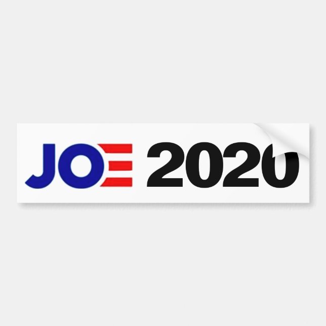 JOE 2020 BUMPER STICKER (Front)