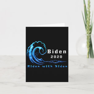 Joe 2020 Riden With Biden President Campaign Liber Card