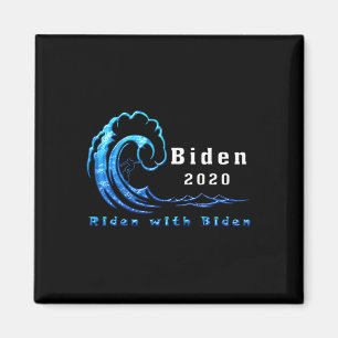 Joe 2020 Riden With Biden President Campaign Liber Magnet