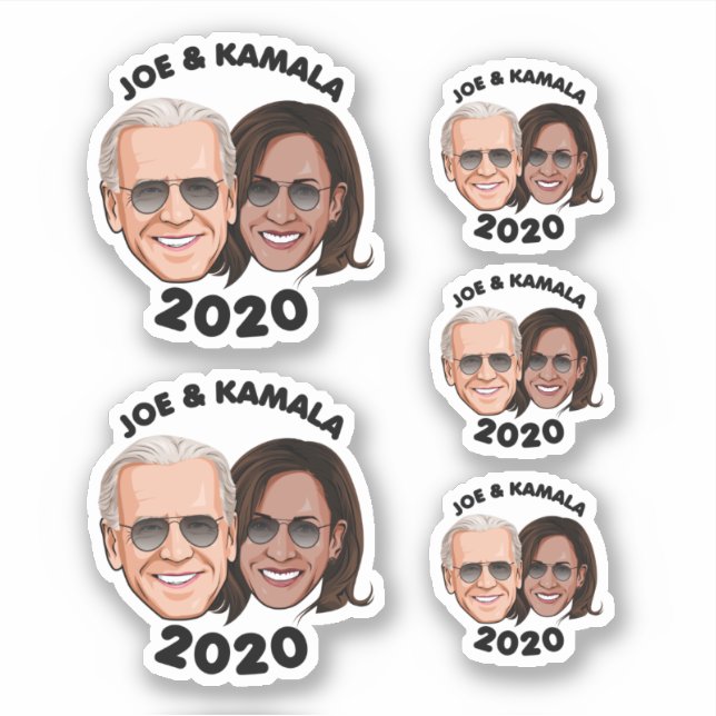 JOE AND KAMALA 2020 - Caricature Aviators (Front)