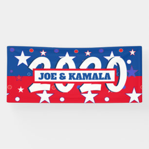 Joe and Kamala Patriotic Celebratory Political Banner