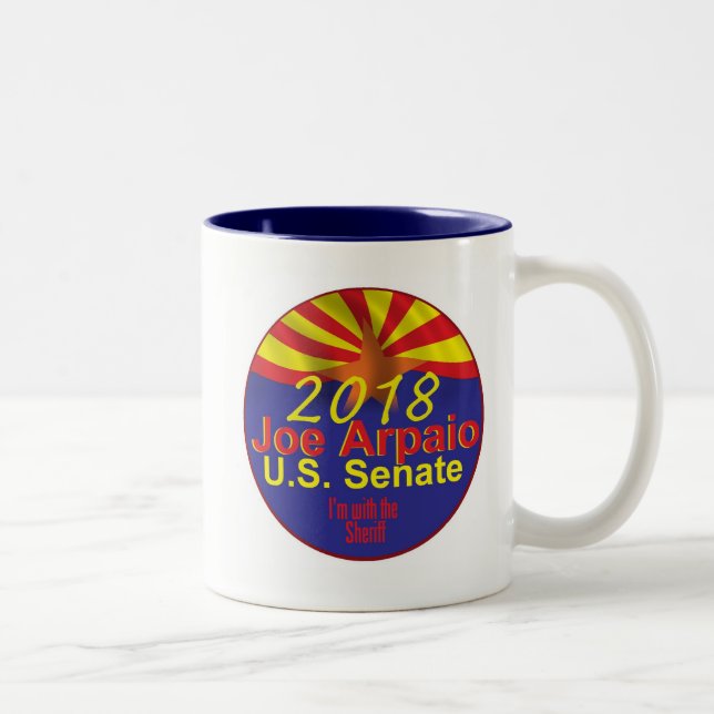 Joe ARPAIO AZ 2018 Two-Tone Coffee Mug (Right)