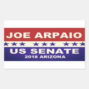 Joe Arpaio US Senate 2018 Arizona Rectangular Sticker