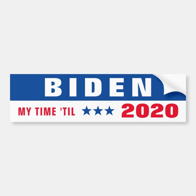 Joe Biden 2020 Bumper Sticker (Front)