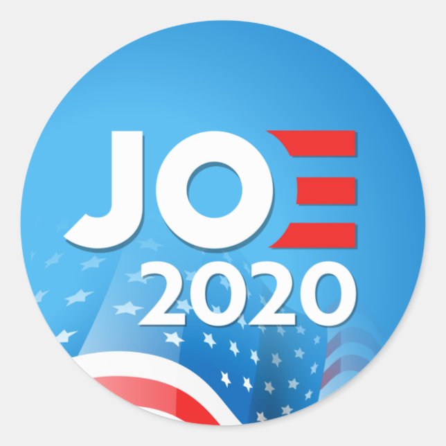Joe Biden 2020 Classic Round Sticker (Front)