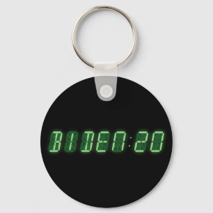 Joe Biden 2020 Digital Clock Key Ring