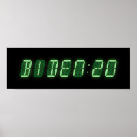 Joe Biden 2020 Digital Clock