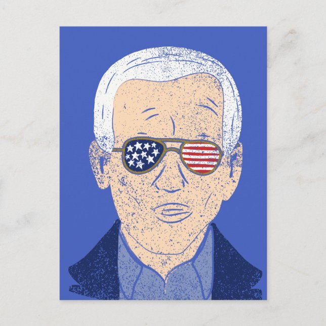 Joe Biden 2020 Election Distressed Graphic Postcard (Front)