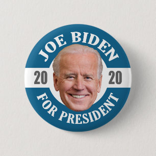 Joe Biden 2020 for President Photo Floating Head 6 Cm Round Badge